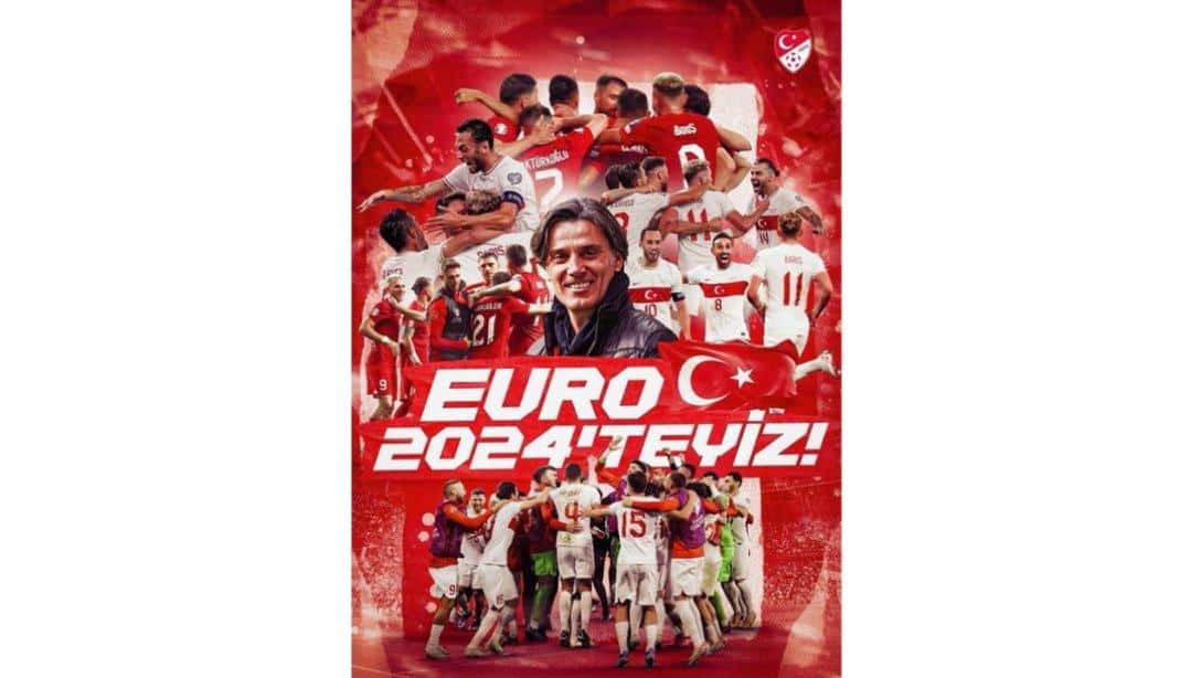  Euro 2024 Avrupa Futbol Şampiyonası'na Gitmeye Hak Kazandık.